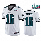 Men & Women & Youth Philadelphia Eagles #16 Quez Watkins White Super Bowl LVII Vapor Untouchable Limited Stitched Jersey,baseball caps,new era cap wholesale,wholesale hats